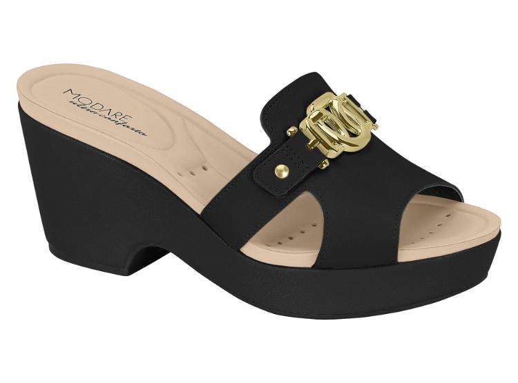SANDALIAS PARA MUJER MODARE NEGRO - 1