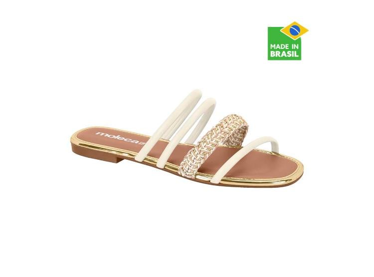 SANDALIAS PARA MUJER MOLECA BLANCO - 1