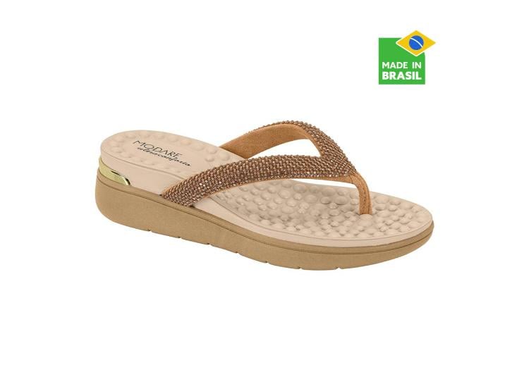 SANDALIAS PARA MUJER MODARE BEIGE - 1
