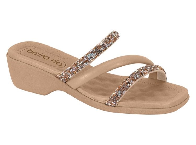 SANDALIAS PARA MUJER BEIRA RIO BEIGE - 1
