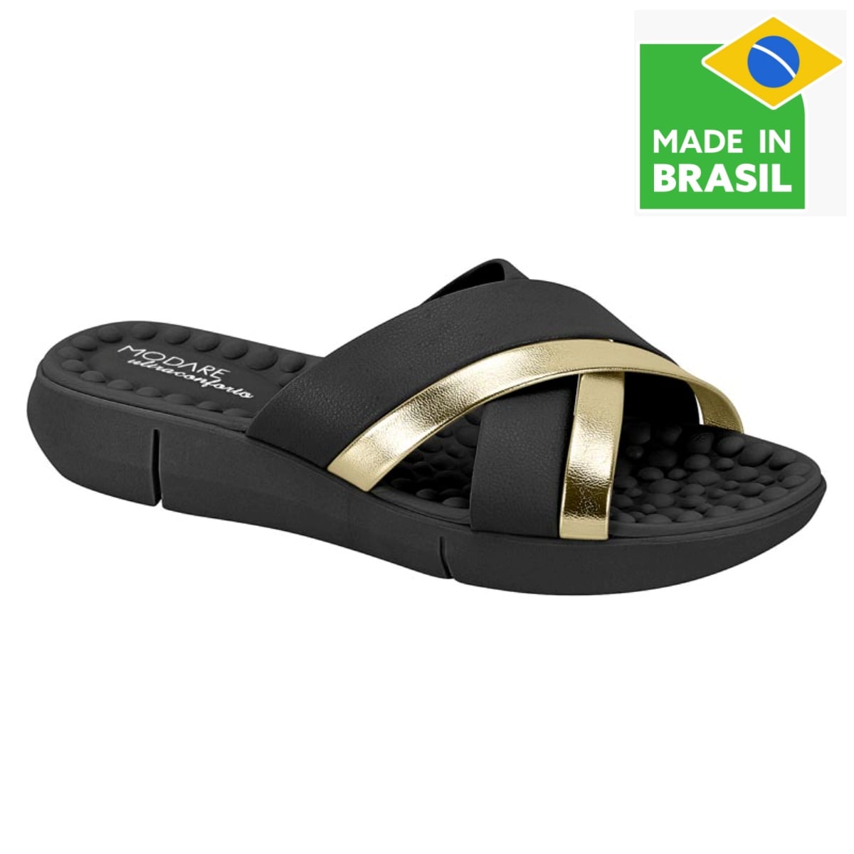 SANDALIAS CASUALES MUJER MODARE NEGRO - 1