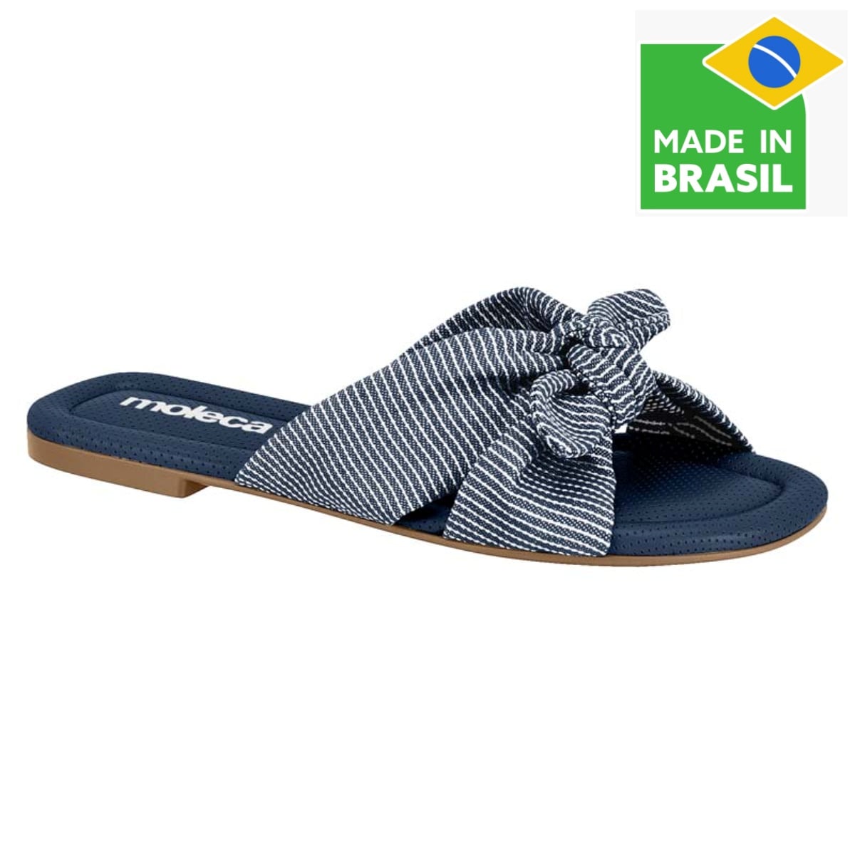 SANDALIAS CASUALES MUJER MOLECA AZUL MARINO - 1