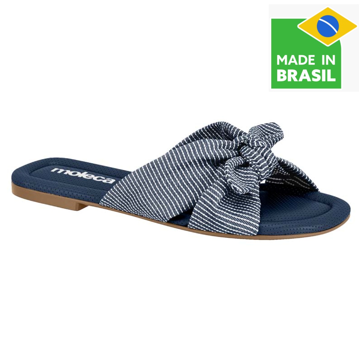 SANDALIAS CASUALES MUJER MOLECA AZUL MARINO - 1