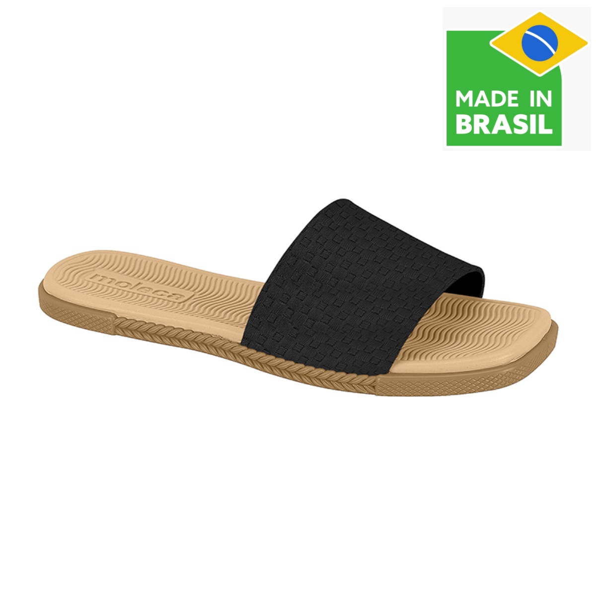 SANDALIAS CASUALES MUJER MOLECA NEGRO - 1