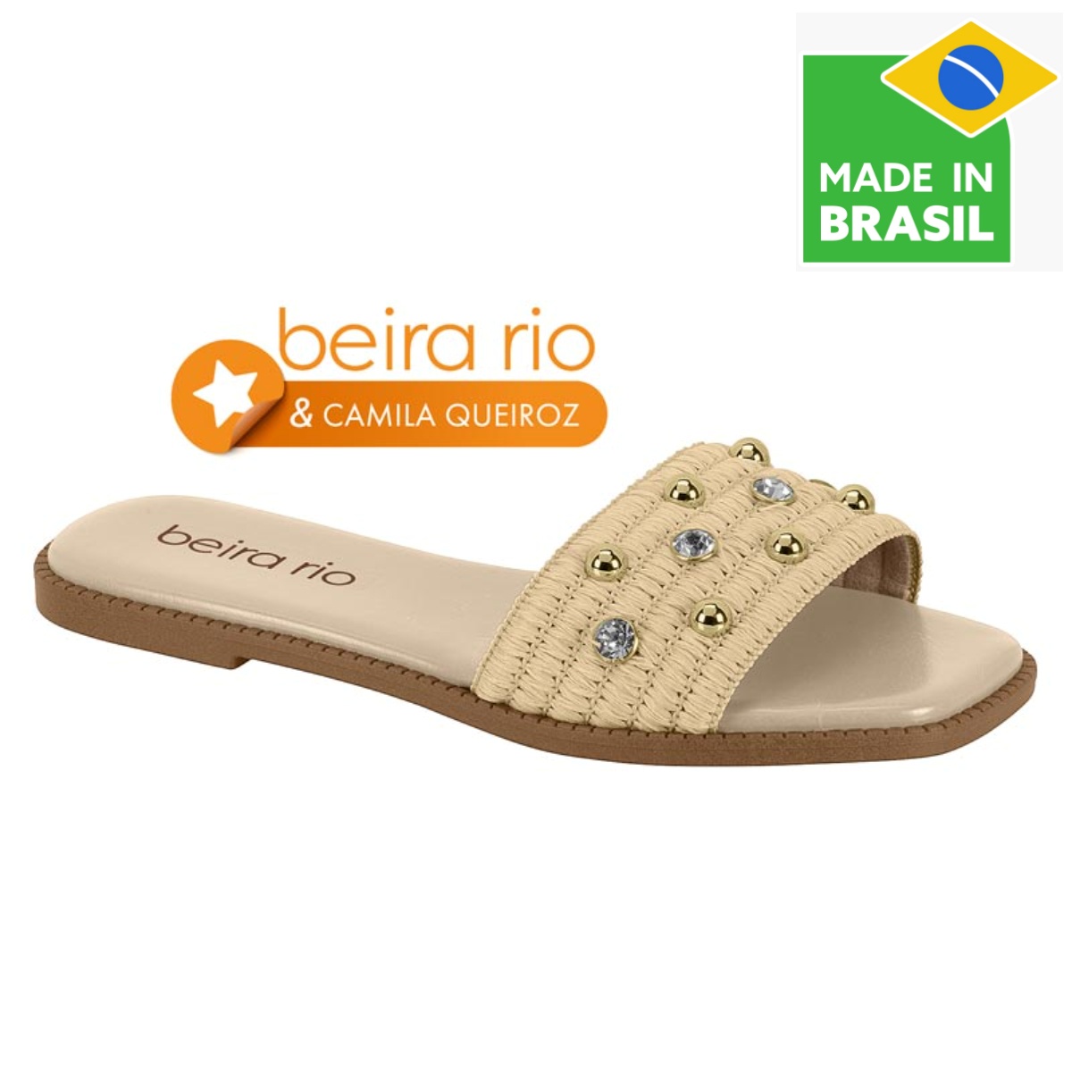 SANDALIAS CASUALES MUJER BEIRA RIO BEIGE - 1