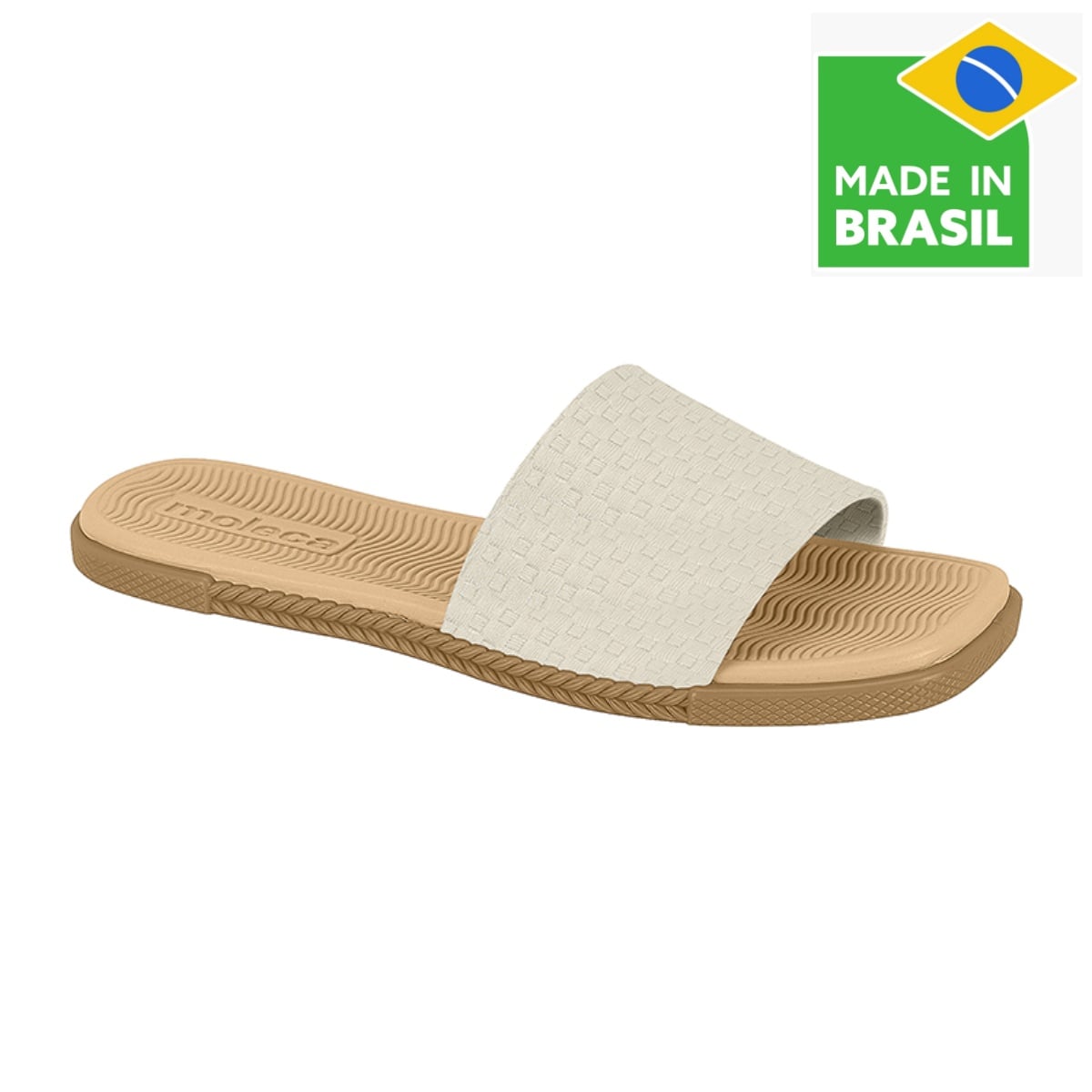 SANDALIAS CASUALES MUJER MOLECA BLANCO - 1