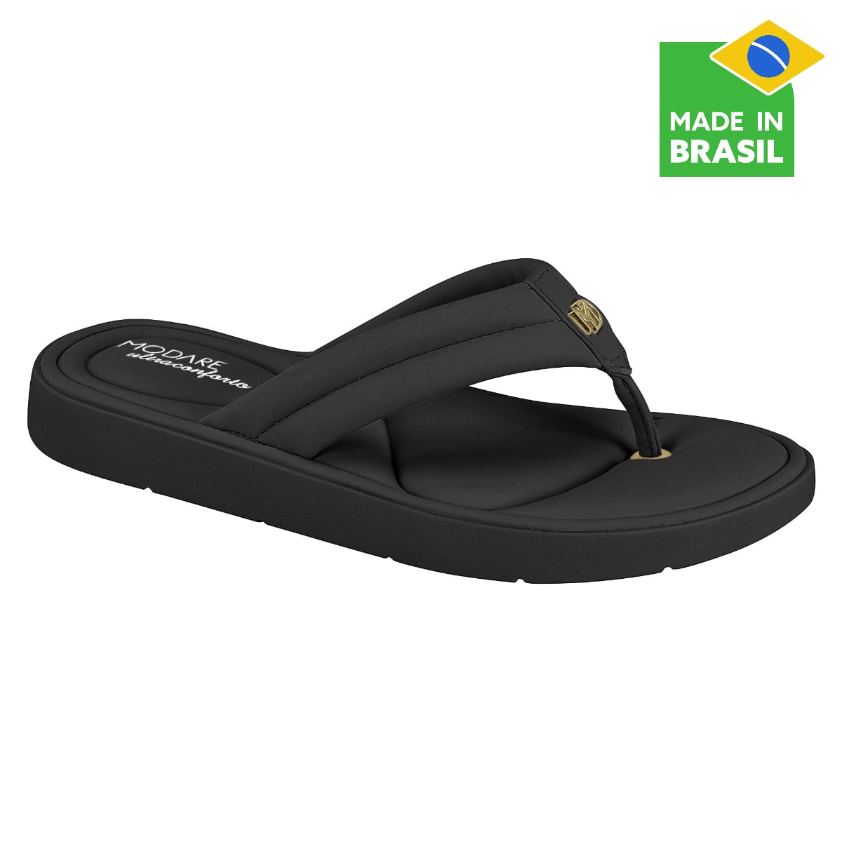 SANDALIAS CASUALES PLATAFORMA MUJER MODARE NEGRO - 1