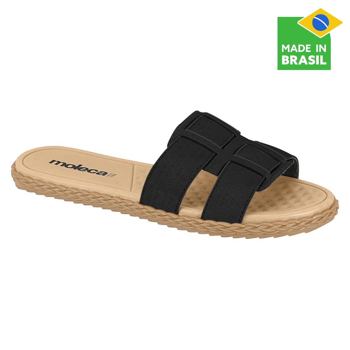 SANDALIAS CASUALES MUJER MOLECA NEGRO - 1