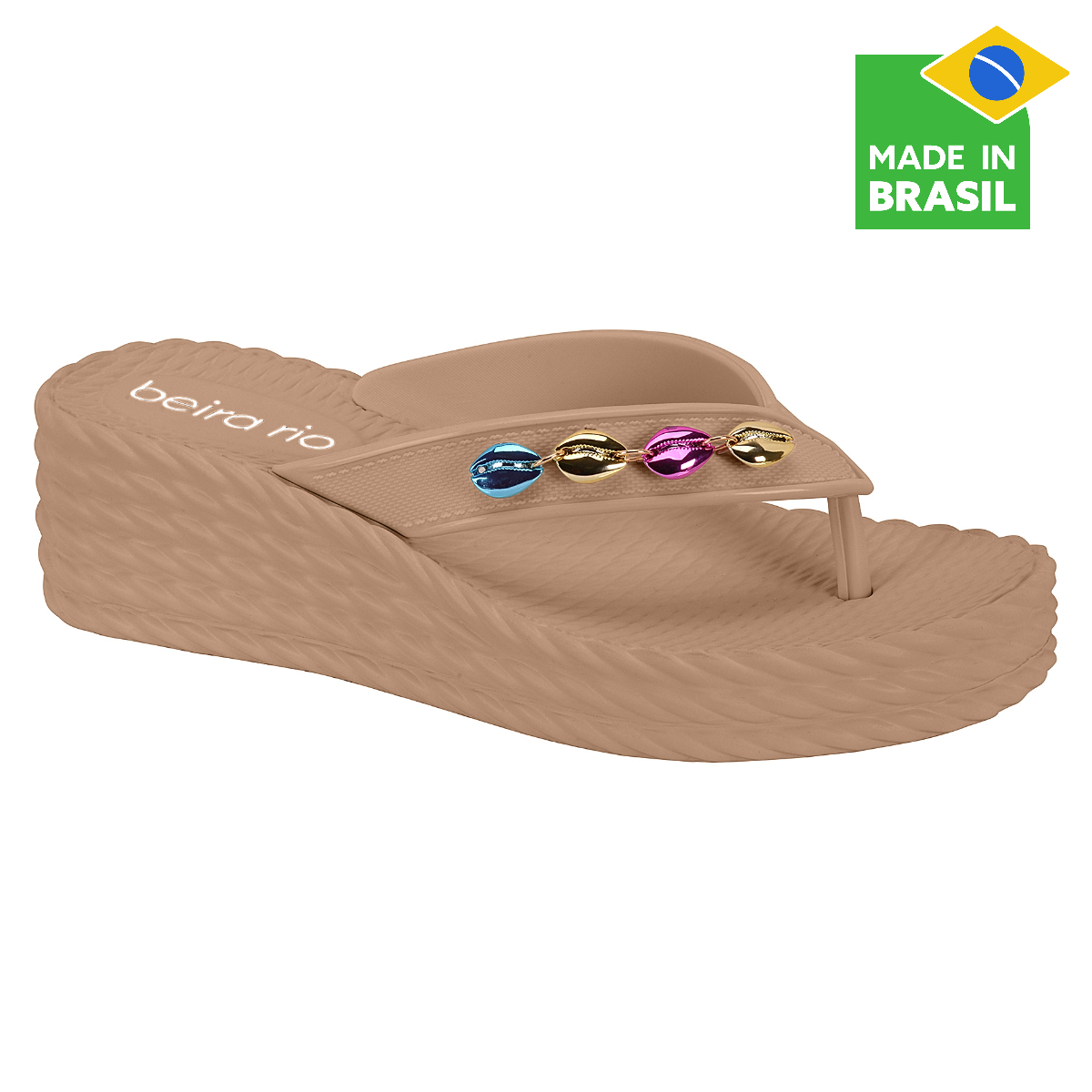 SANDALIAS CASUALES PLATAFORMA MUJER BEIRA RIO PALO ROSA - 1