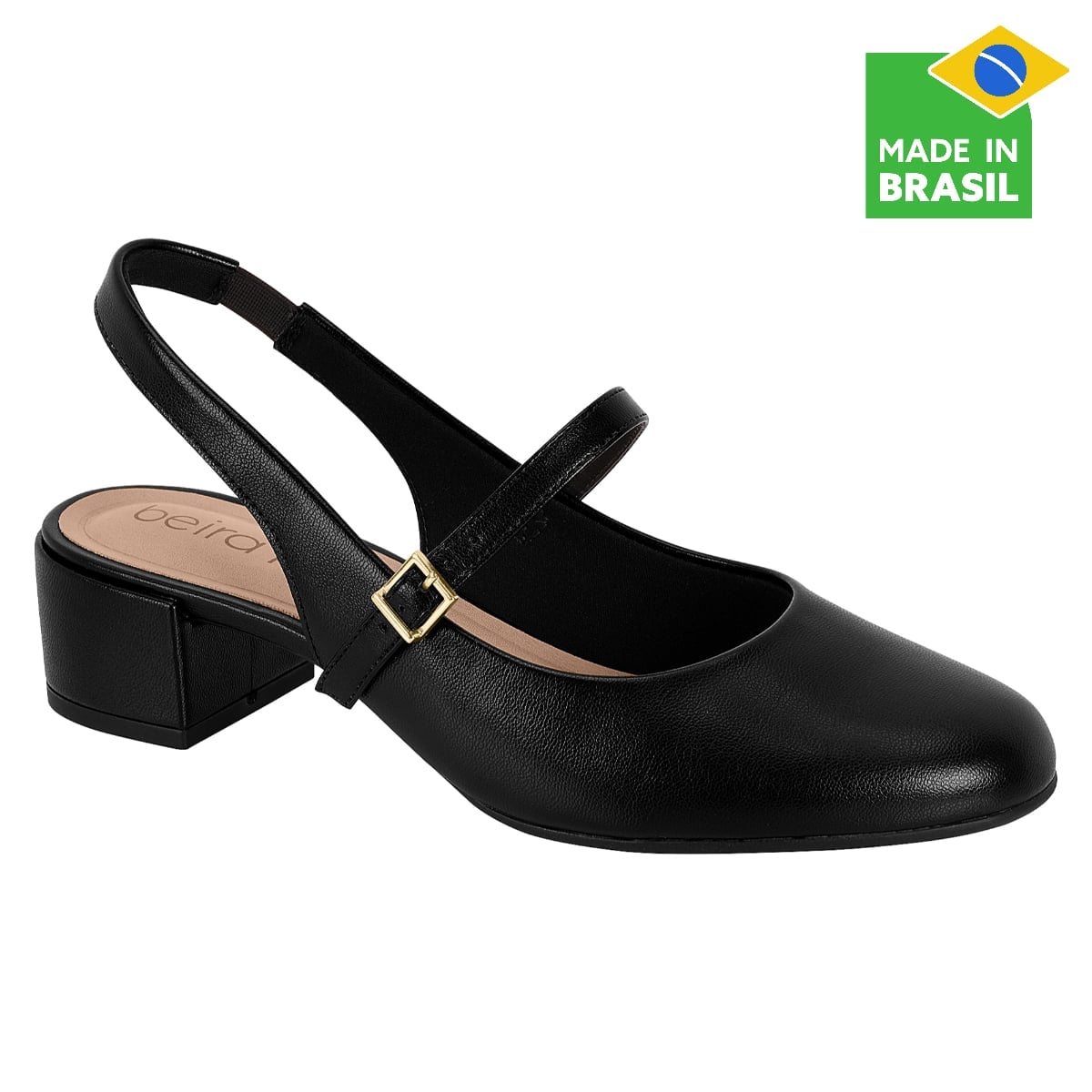 ZAPATOS DE VESTIR MUJER BEIRA RIO NEGRO - 1