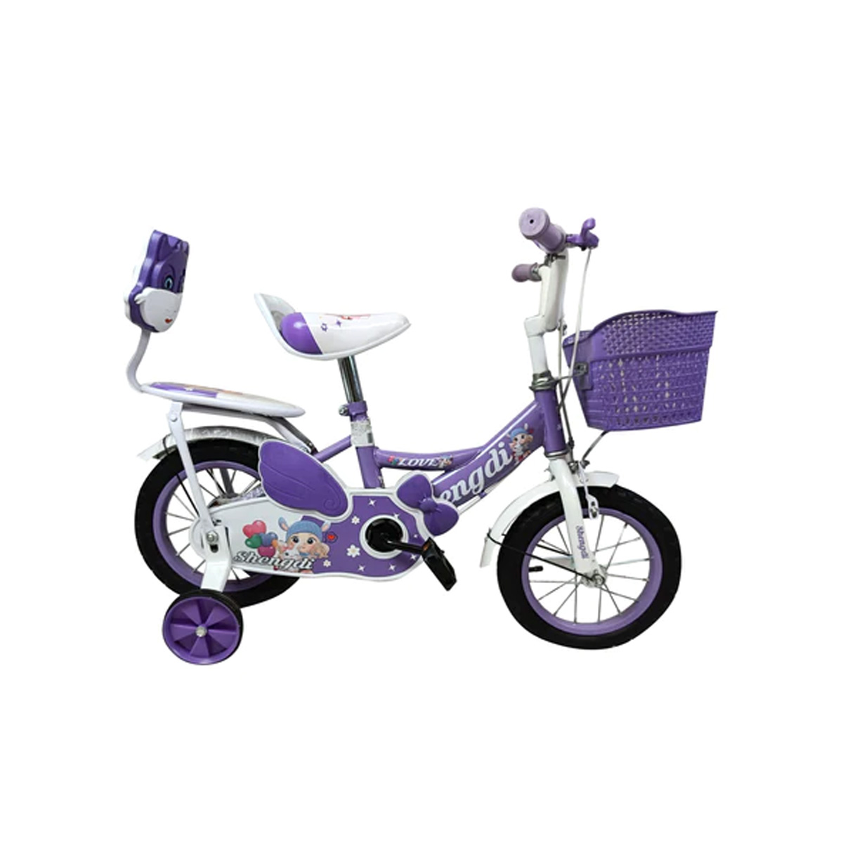 BICICLETA GRETAIL ARO 16 MORADO INFANTIL KIDS DOBLE ASIENTO MORA AF - 1