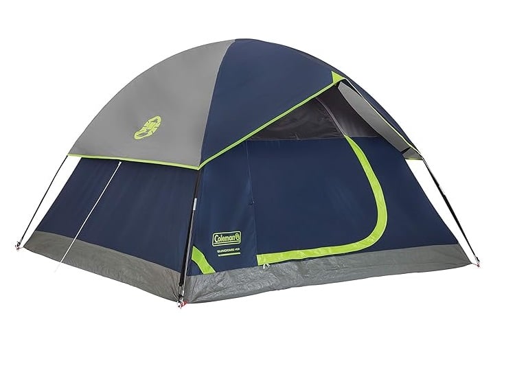 CARPA COLEMAN SUNDOME CAMPING TENT 4 PERSONAS - 1