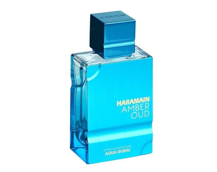 PERFUME AL HARAMAIN AMBER OUD AQUA DUBAI HOMBRE - 1