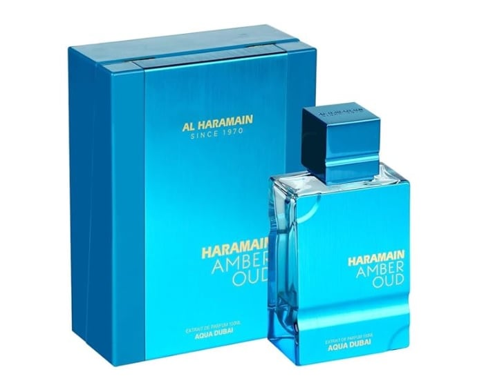 PERFUME AL HARAMAIN AMBER OUD AQUA DUBAI HOMBRE - 2