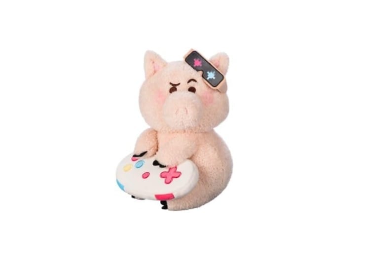 DISNEY STORE HAMM GAMER PELUCHE TOY STORY - 1