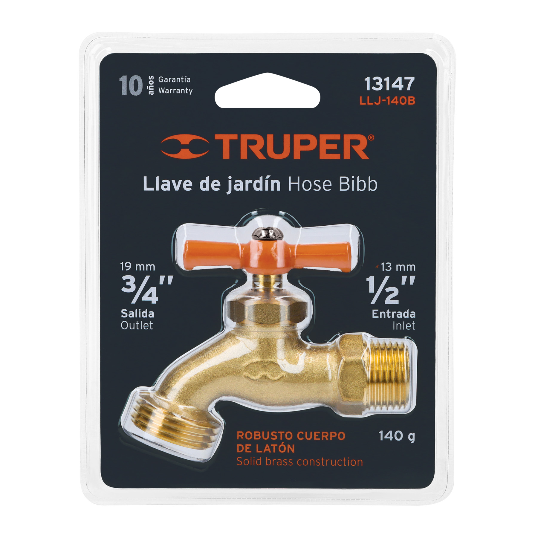 CAÑO JARDINERO 1/2' DE BRONCE EN BLÍSTER TRUPER - 4