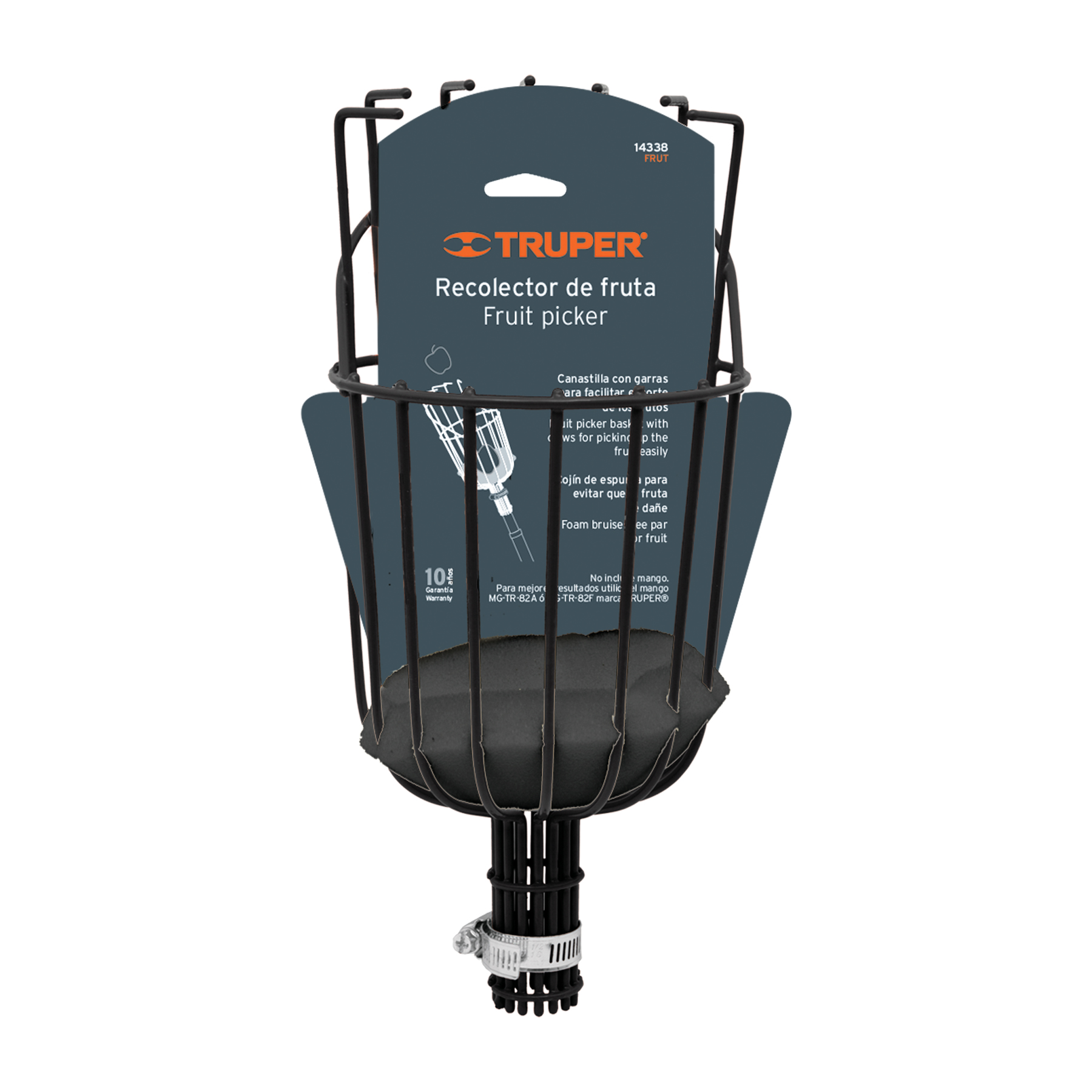 RECOLECTOR DE FRUTA TRUPER SIN MANGO - 4