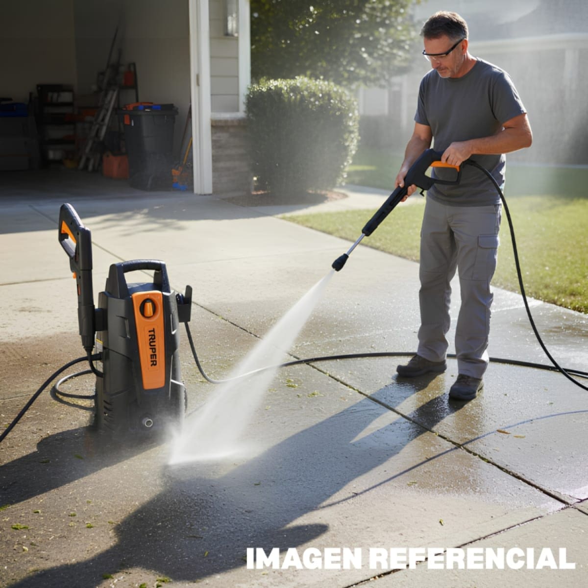 HIDROLAVADORA 1500 PSI TRUPER + ASPIRADORA 30 LITROS INGCO 102095-VC14301 - 2