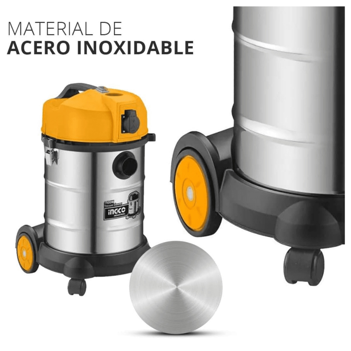 HIDROLAVADORA 1500 PSI TRUPER + ASPIRADORA 30 LITROS INGCO 102095-VC14301 - 8
