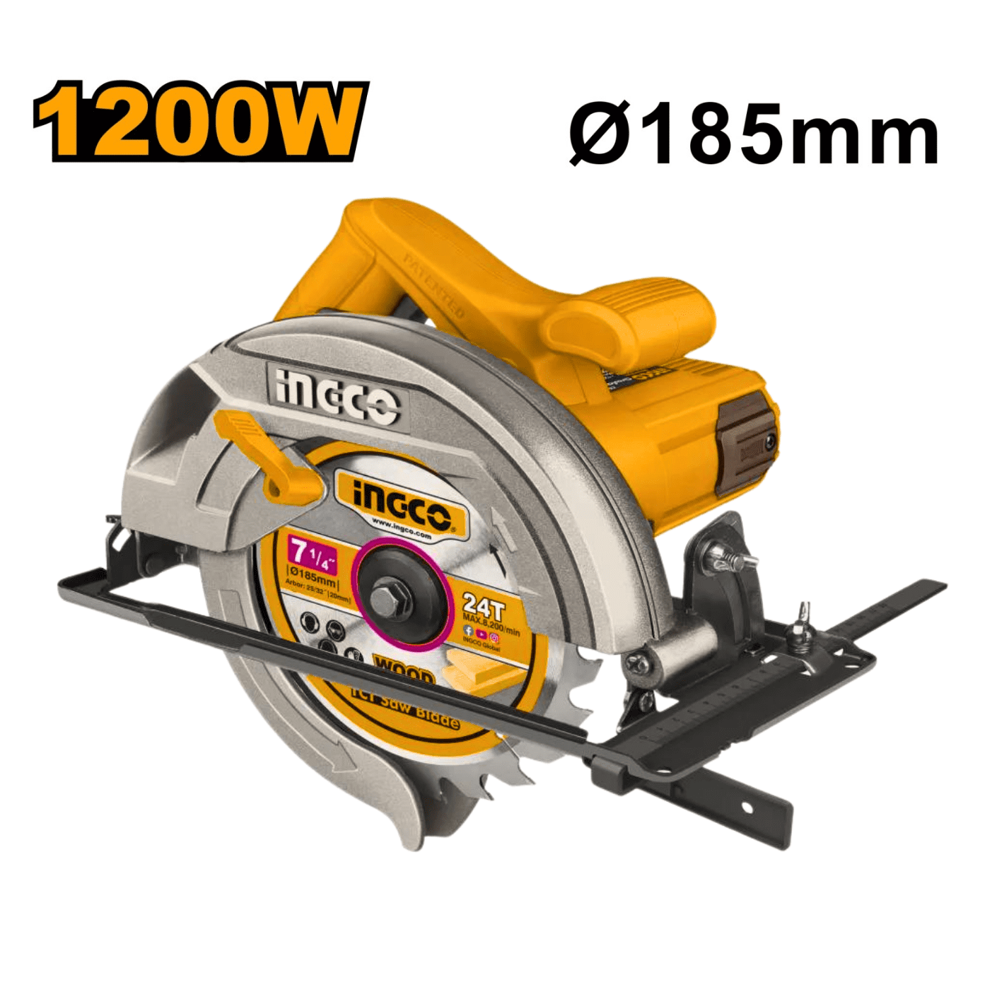 SIERRA CIRCULAR 1200W PROFESIONAL INGCO - 2