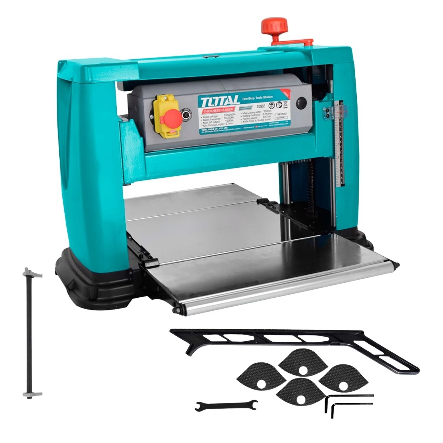 CEPILLO DE BANCO ELÉCTRICO 1500W INDUSTRIAL TOTAL - 1