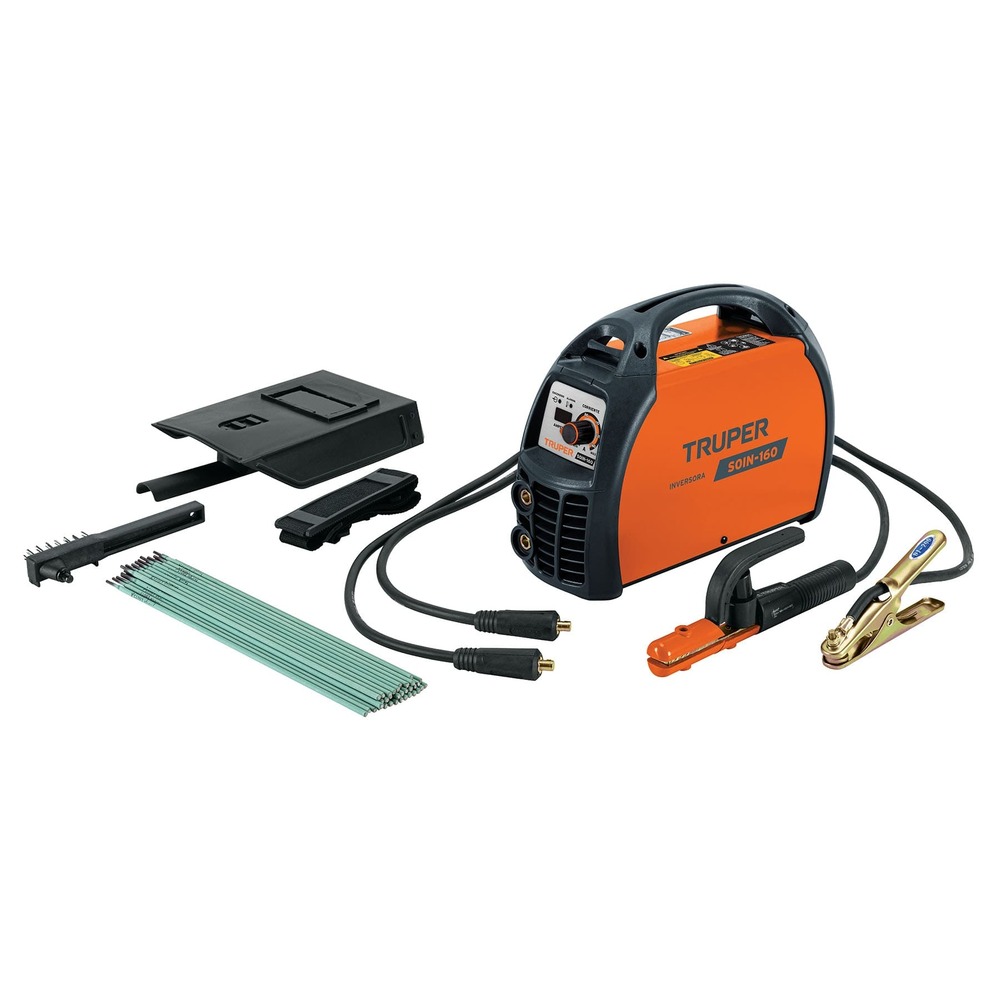 COMBO SOLDADORA INVERSORA 160 A + MASCARA DE SOLDAR TRUPER - 2