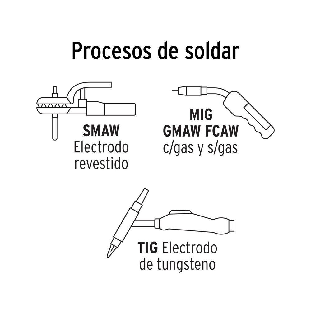 COMBO SOLDADORA INVERSORA 160 A + MASCARA DE SOLDAR TRUPER - 6