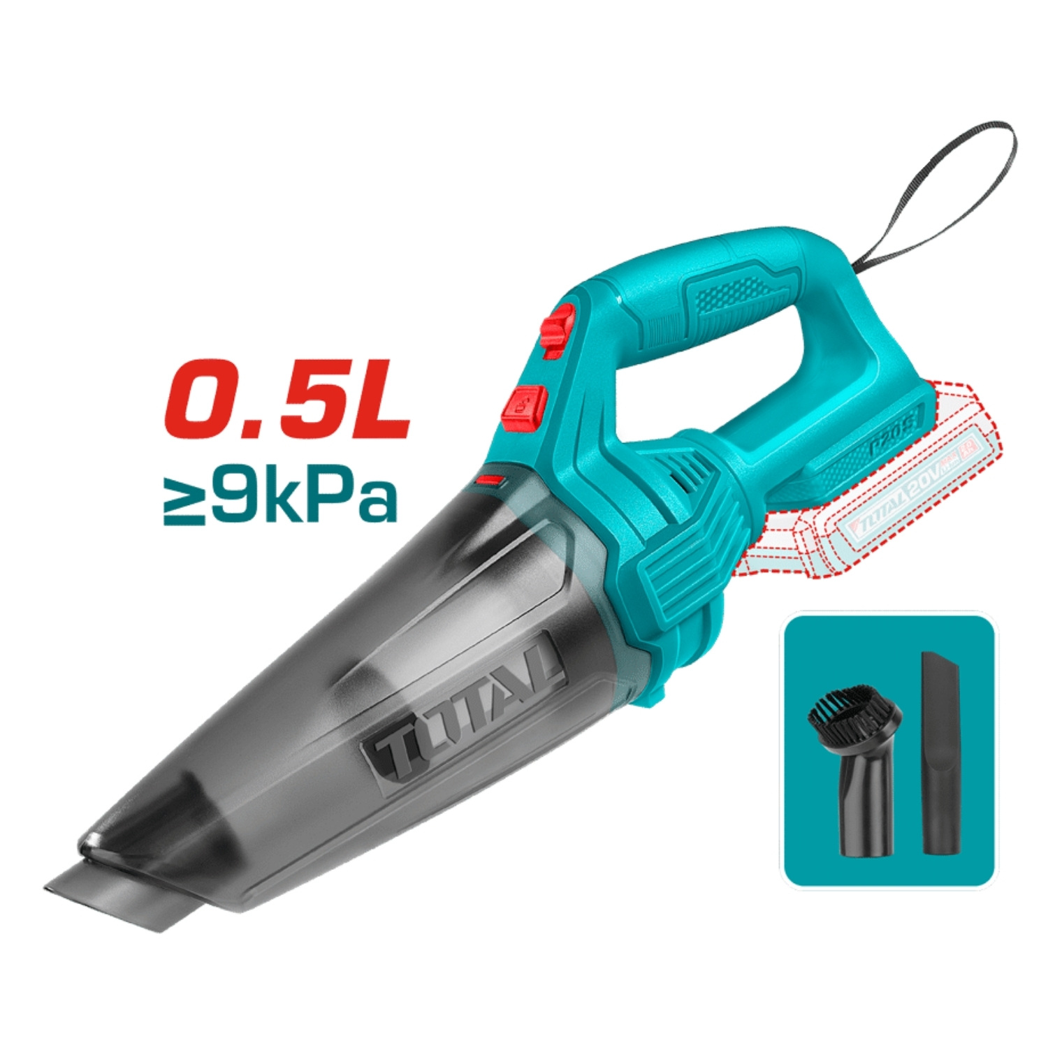 COMBO PISTOLA PARA PINTAR + HIDROLAVADORA + ASPIRADORA 20V TOTAL - 5