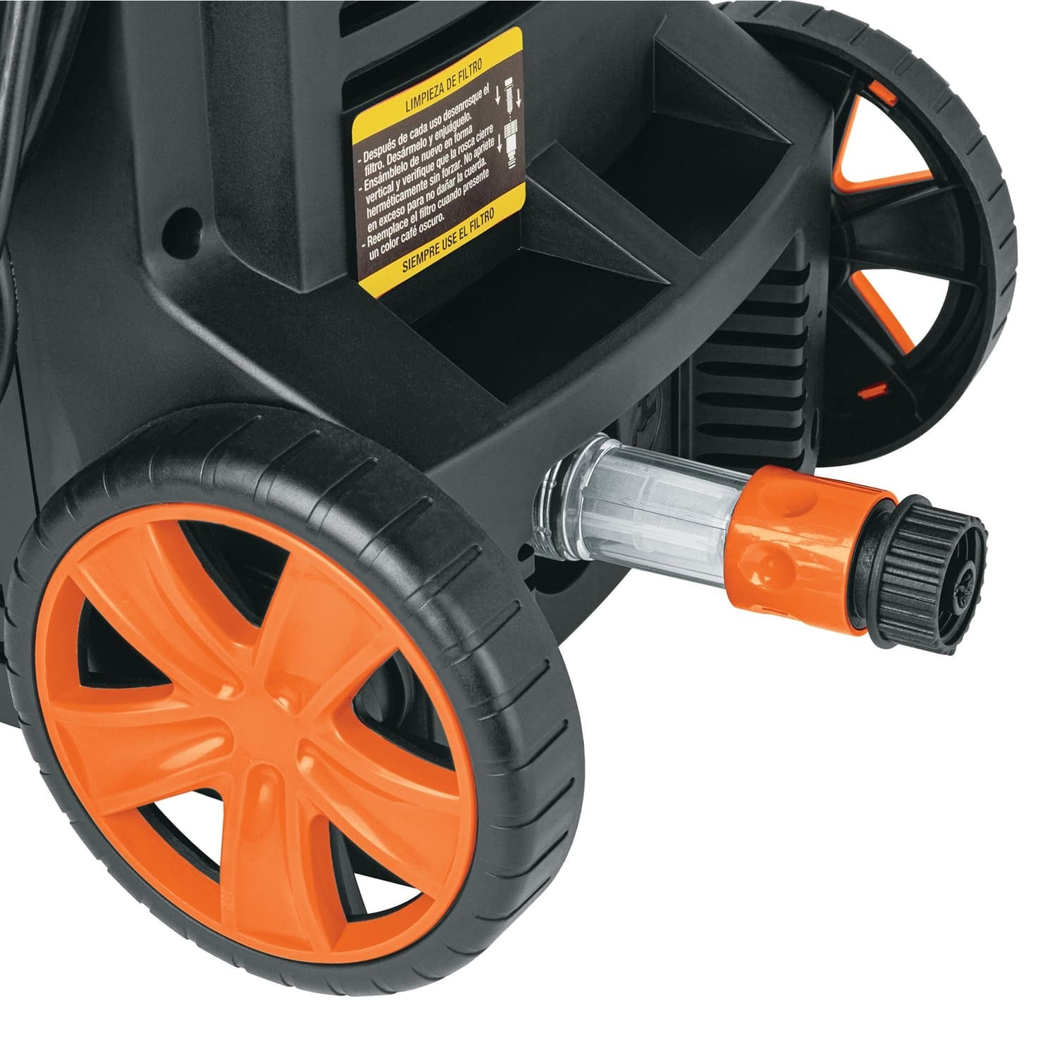 HIDROLAVADORA ELÉCTRICA 1800PSI + MANGUERA 15M+SHAMPU+SILICONA - 3