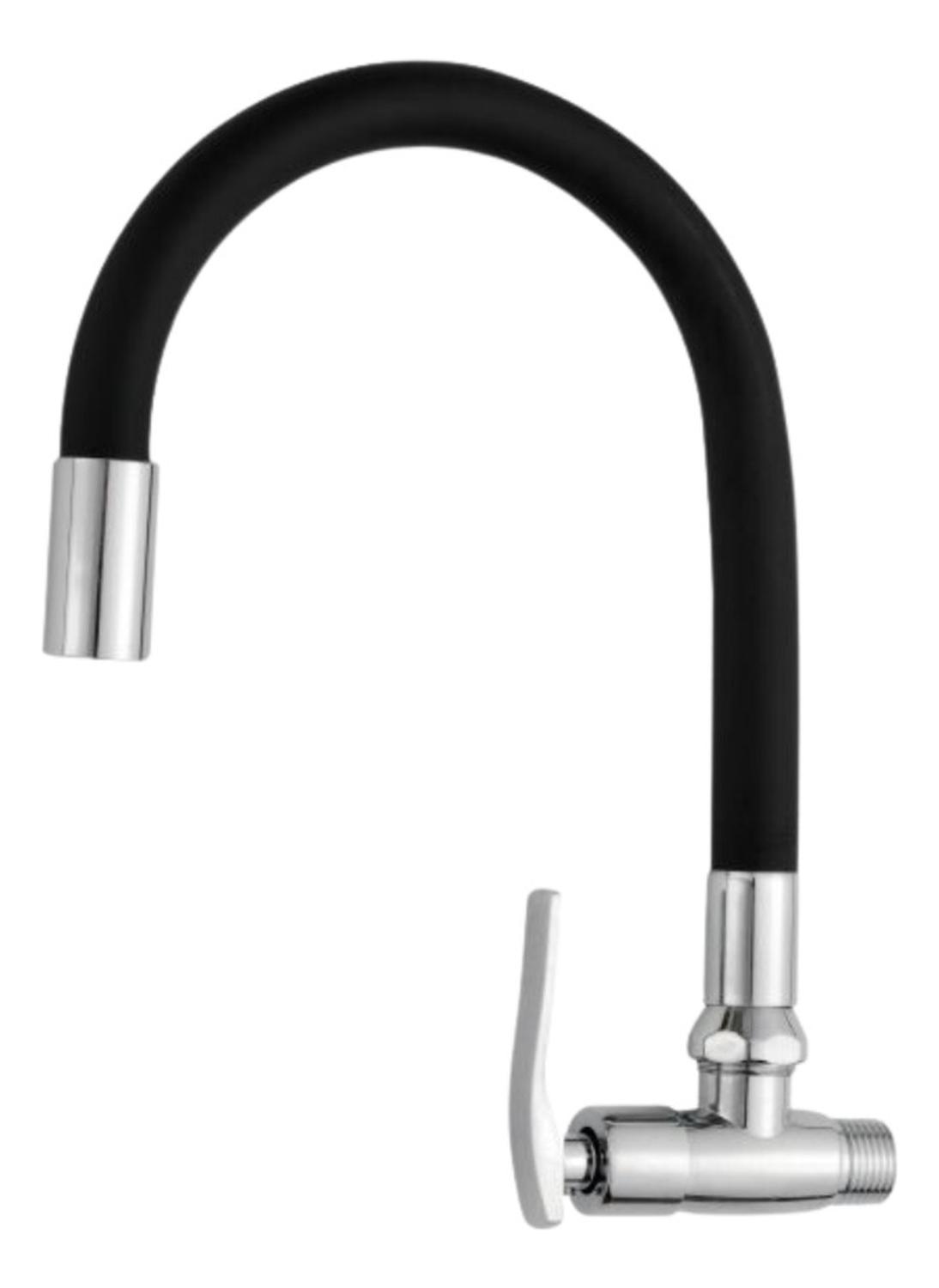 CAÑO DE LAVADERO FLEXIBLE PARA PARED CYA NEGRO GRIS BLANCO - 1