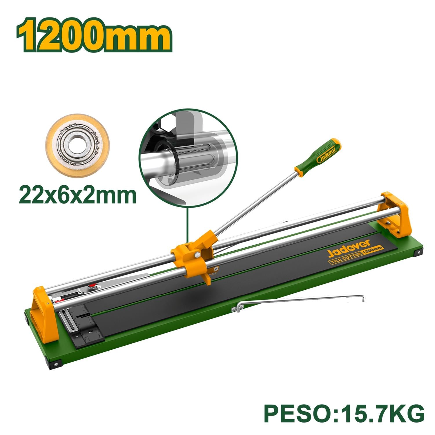 CORTADOR DE MAYOLICA 120CM 14MM JADEVER - 2