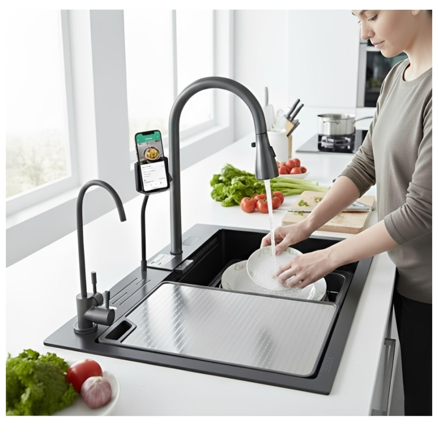 LAVADERO DE COCINA MULTIFUNCIONAL SMART BARRANCO-6845 FRATELLI - 3