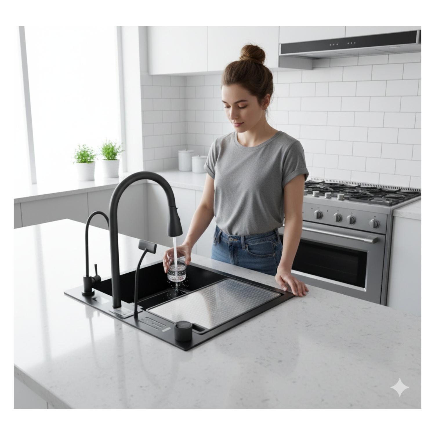 LAVADERO DE COCINA MULTIFUNCIONAL SMART BARRANCO-6845 FRATELLI - 4