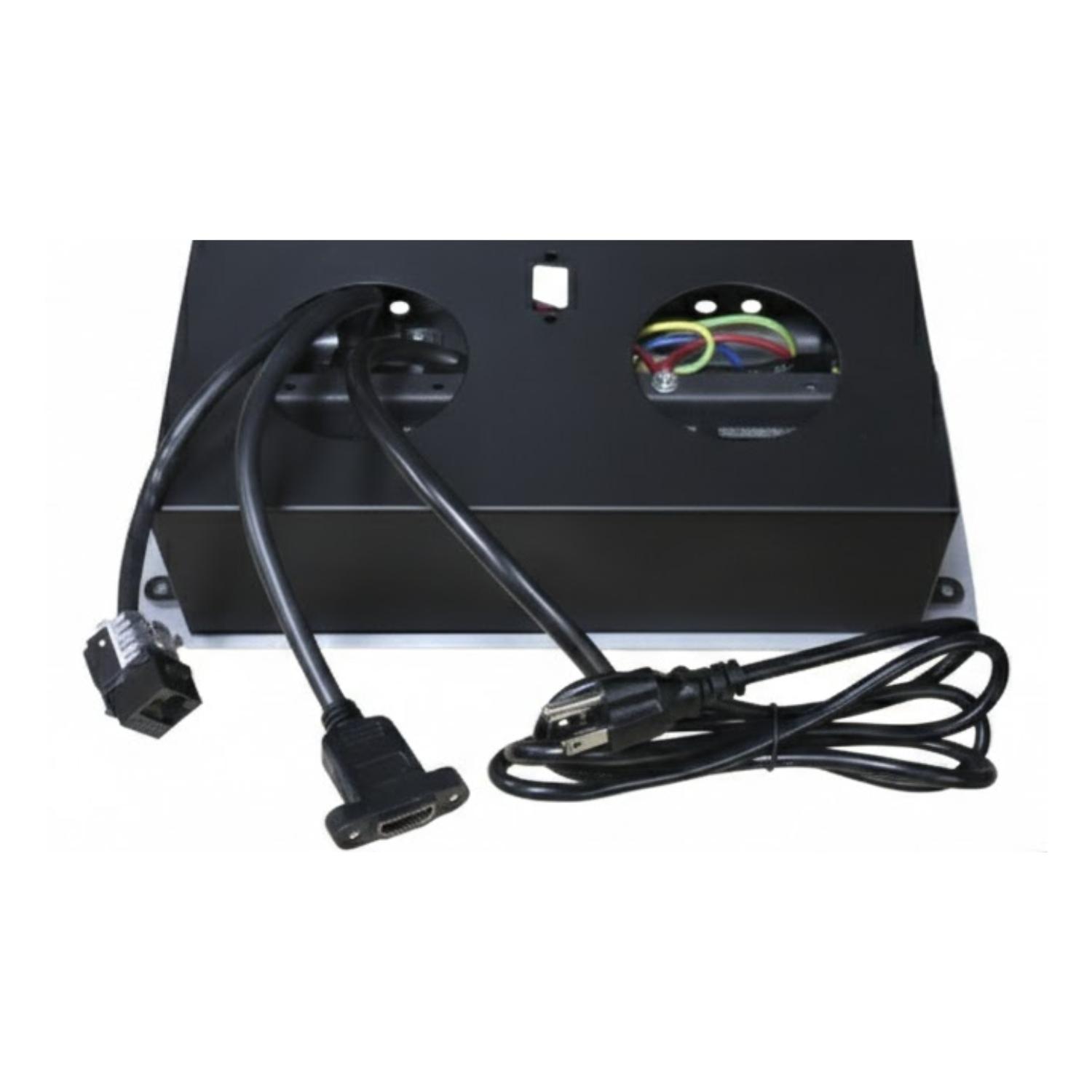 TOMACORRIENTE PARA MUEBLE 2 TOMAS HDMI RJ45 USB OPALUX - 4