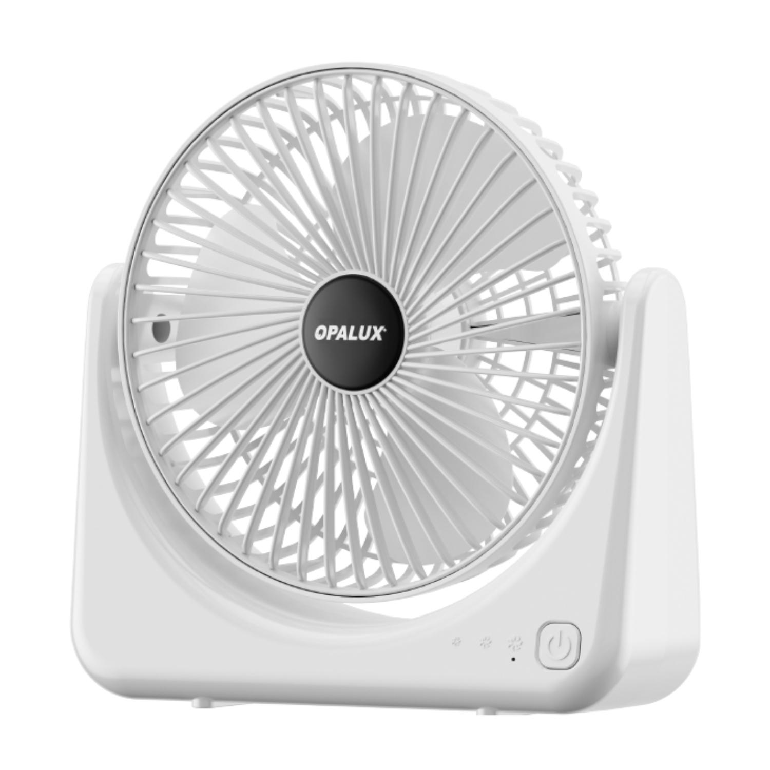 VENTILADOR PORTATIL RECARGABLE 3 VELOCIDADES OPALUX - 1