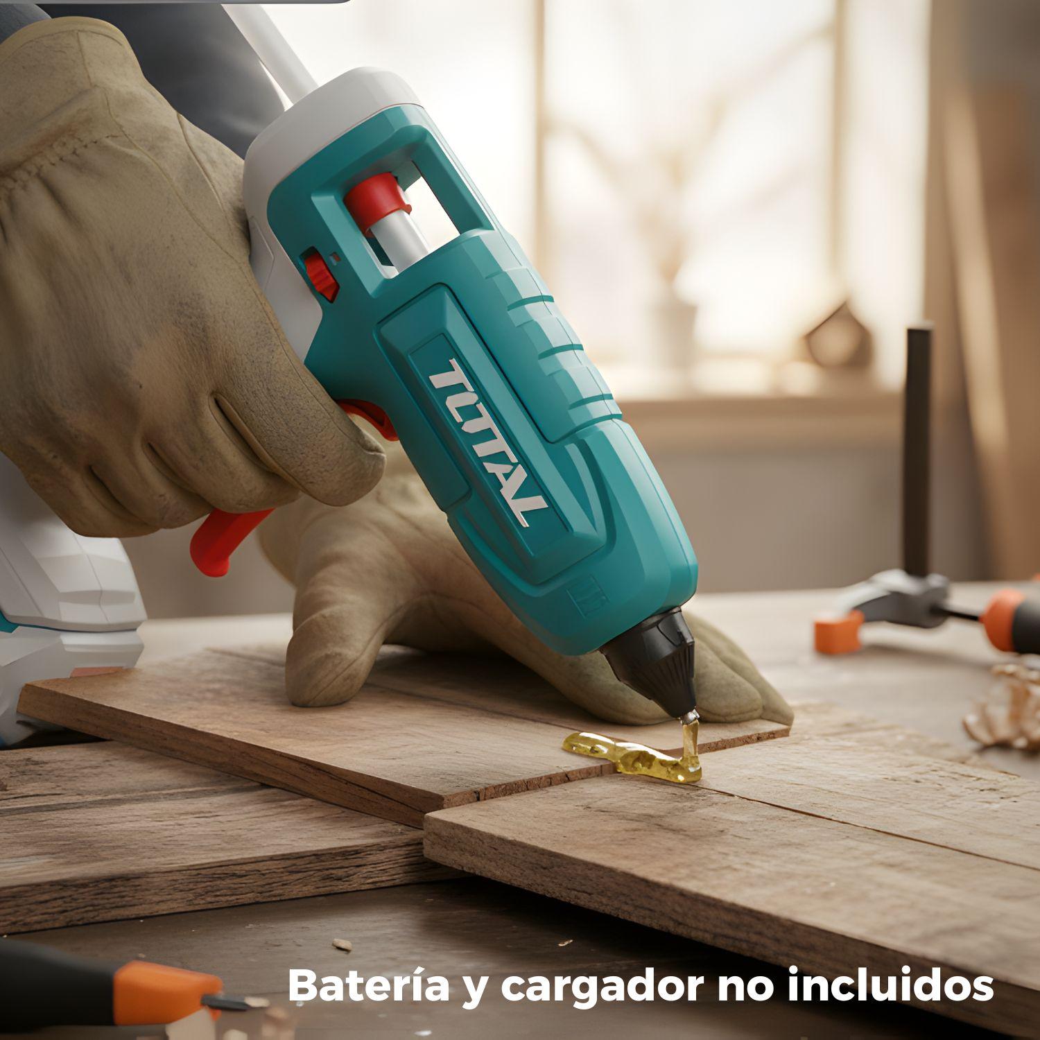 PISTOLA DE SILICONA 20V NO INCLUYE BATERIA NI CARGADOR TOTAL - 3