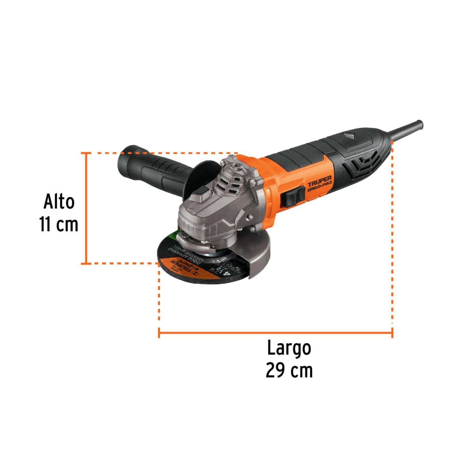 GENERADOR INVERTER SILENCIOSO TOTAL 2000W + TALADRO Y AMOLADORA TRUPER - 9