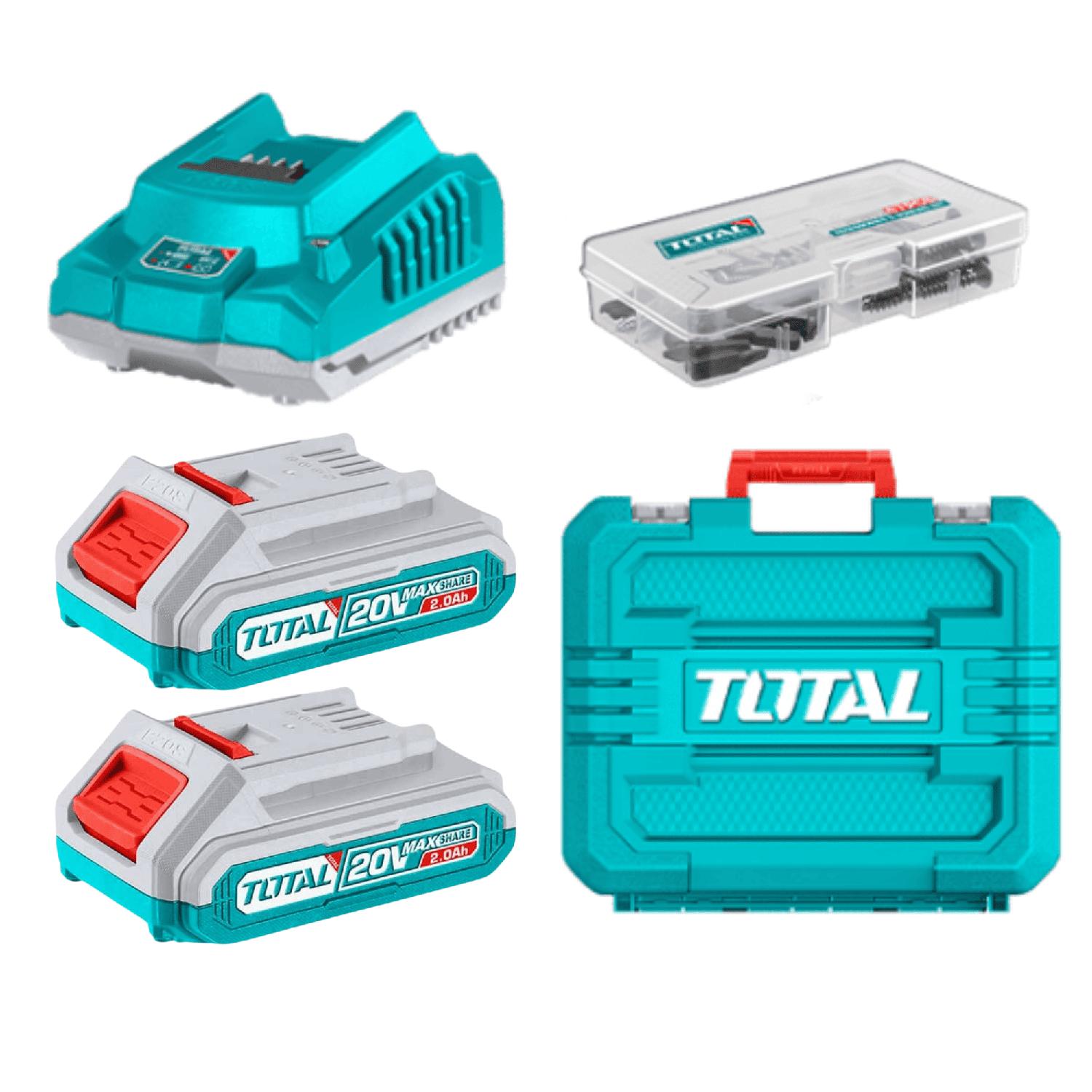TALADRO ATORNILLADOR 60NM + PISTOLA PARA PINTAR 20V TOTAL - 8