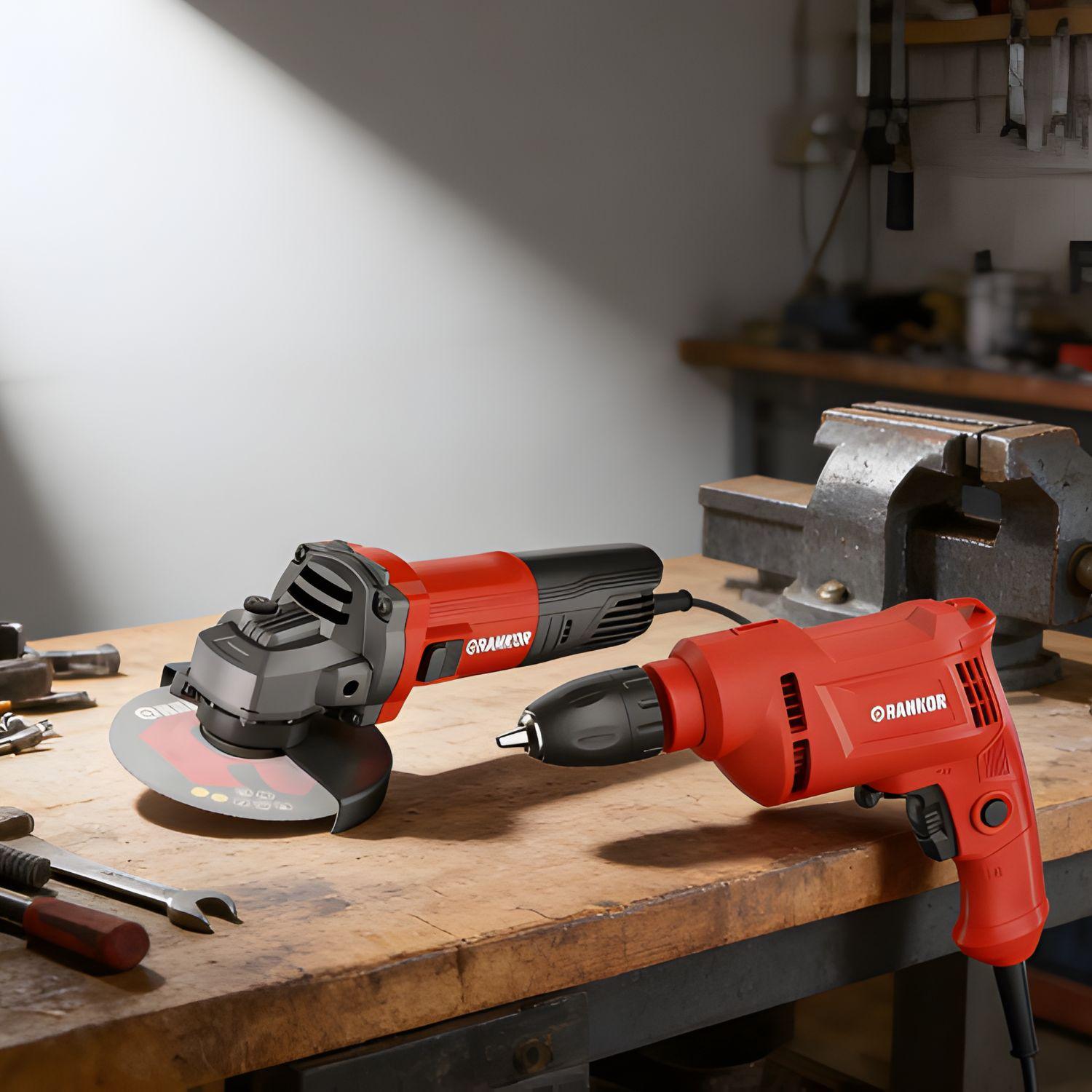 AMOLADORA 800W + TALADRO 450W RANKOR - 2