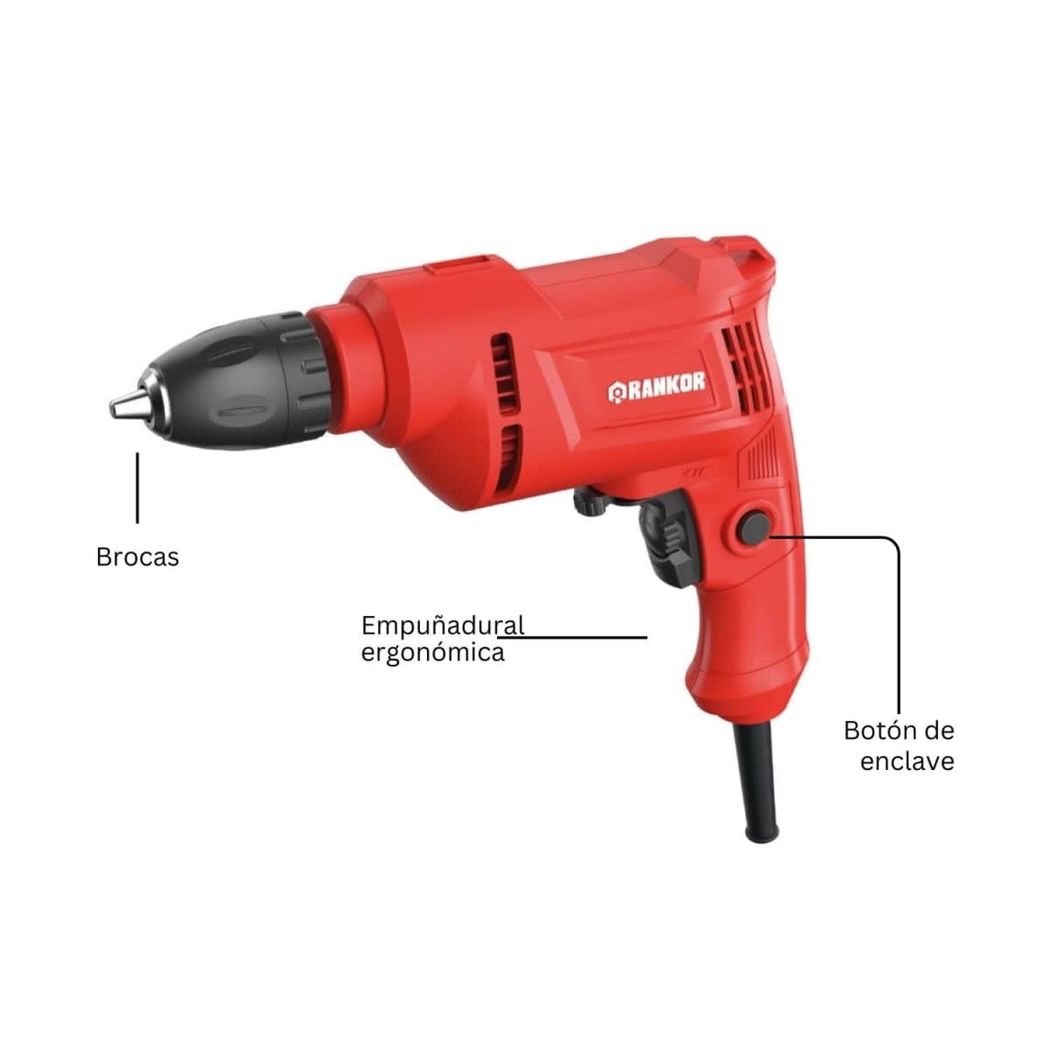 AMOLADORA 800W + TALADRO 450W RANKOR - 8