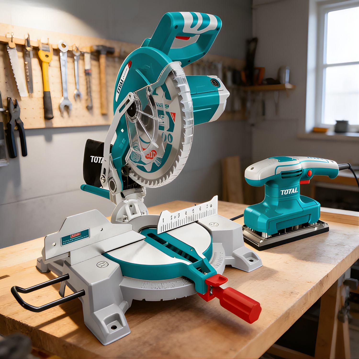 SIERRA INGLETADORA 1800W 10' + LIJADORA DE PALMA 320W TOTAL - 2