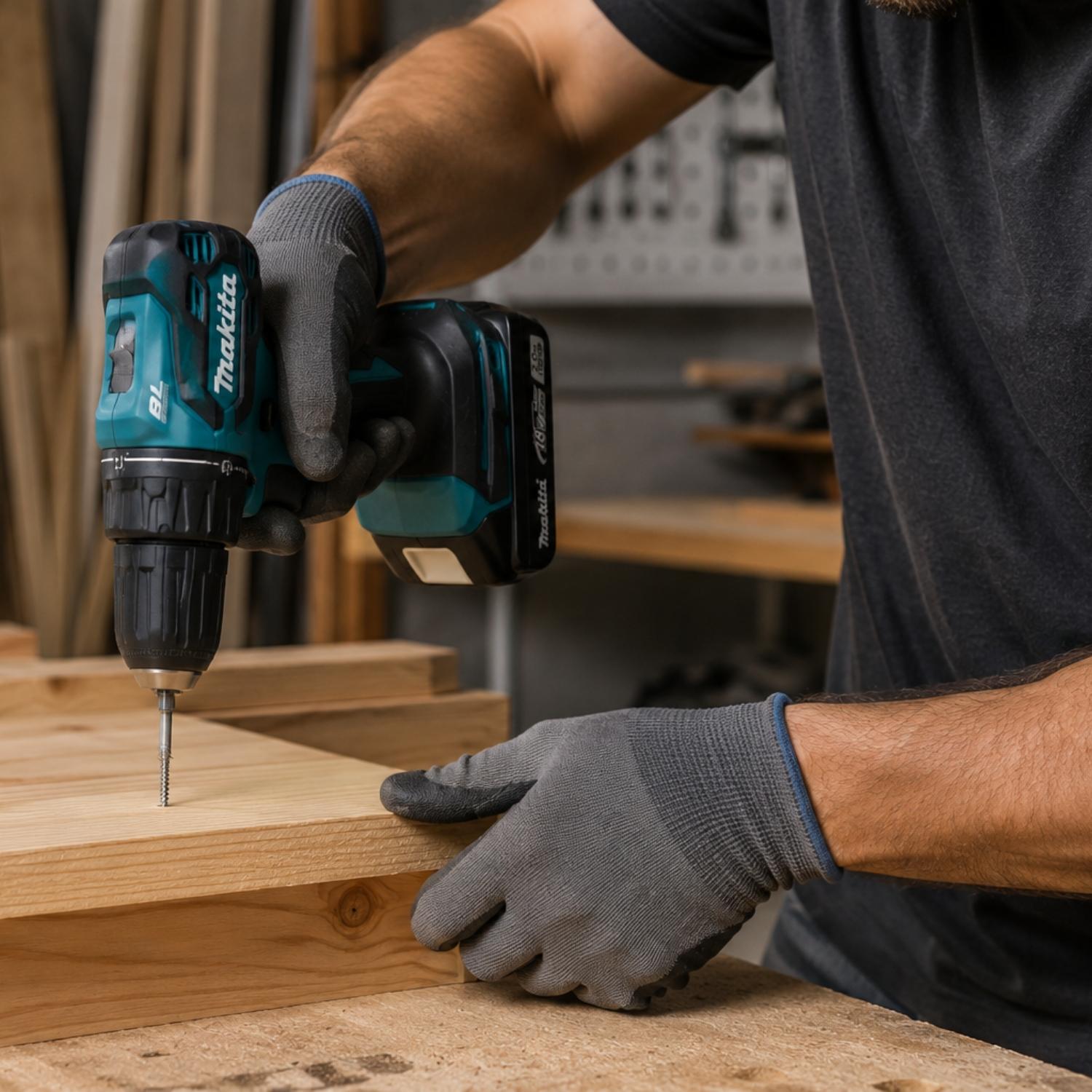 TALADRO PERCUTOR 18V + 2 BATERIAS 2AH + 50 PUNTAS PH2 MAKITA - 3