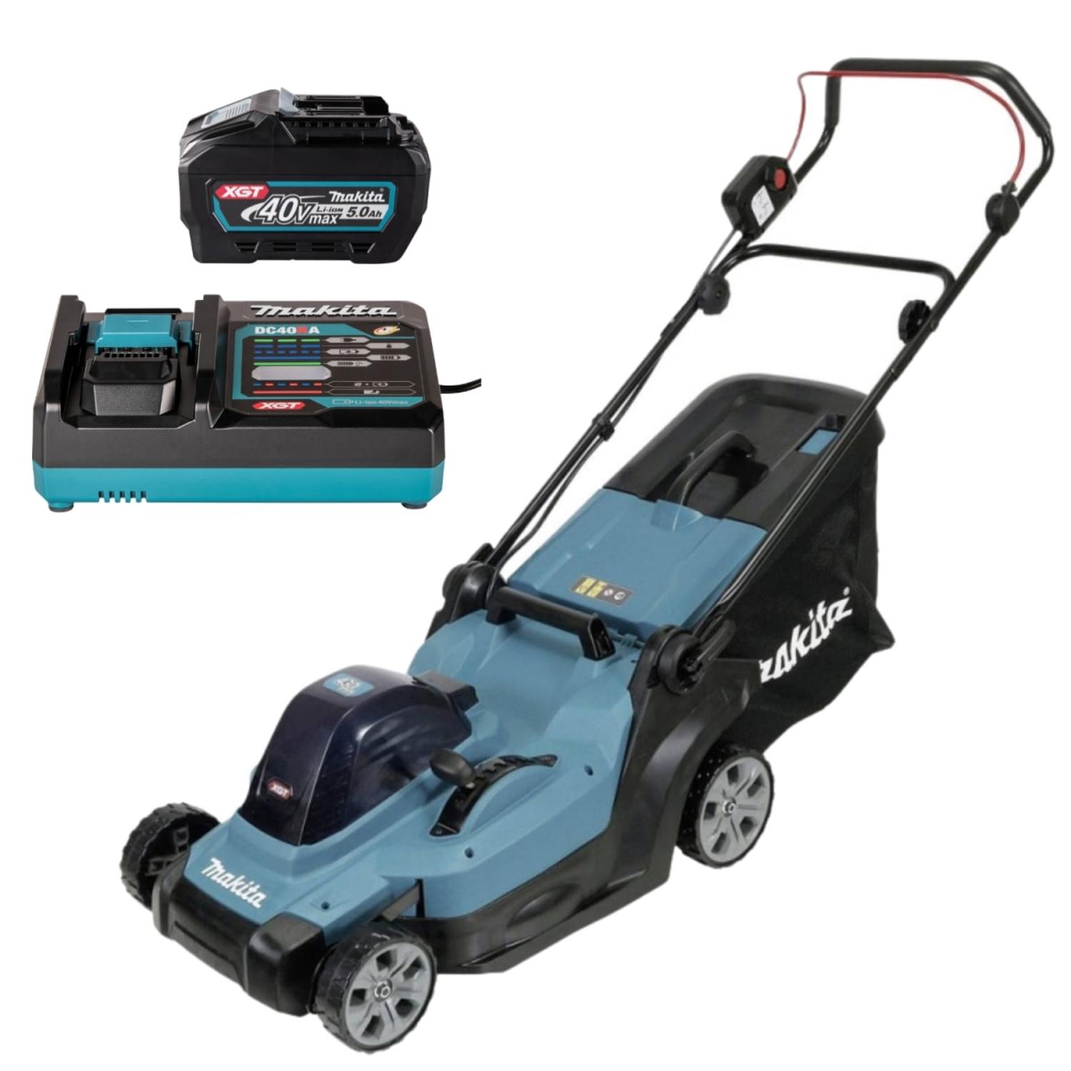 CORTACESPED 17' 40V XGT 50L + BATERIA 5AH MAKITA - 1