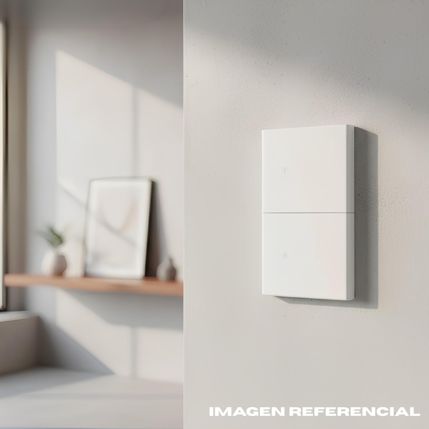 INTERRUPTOR DOBLE INTELIGENTE SMART WIFI COLOR BLANCO OPALUX - 2