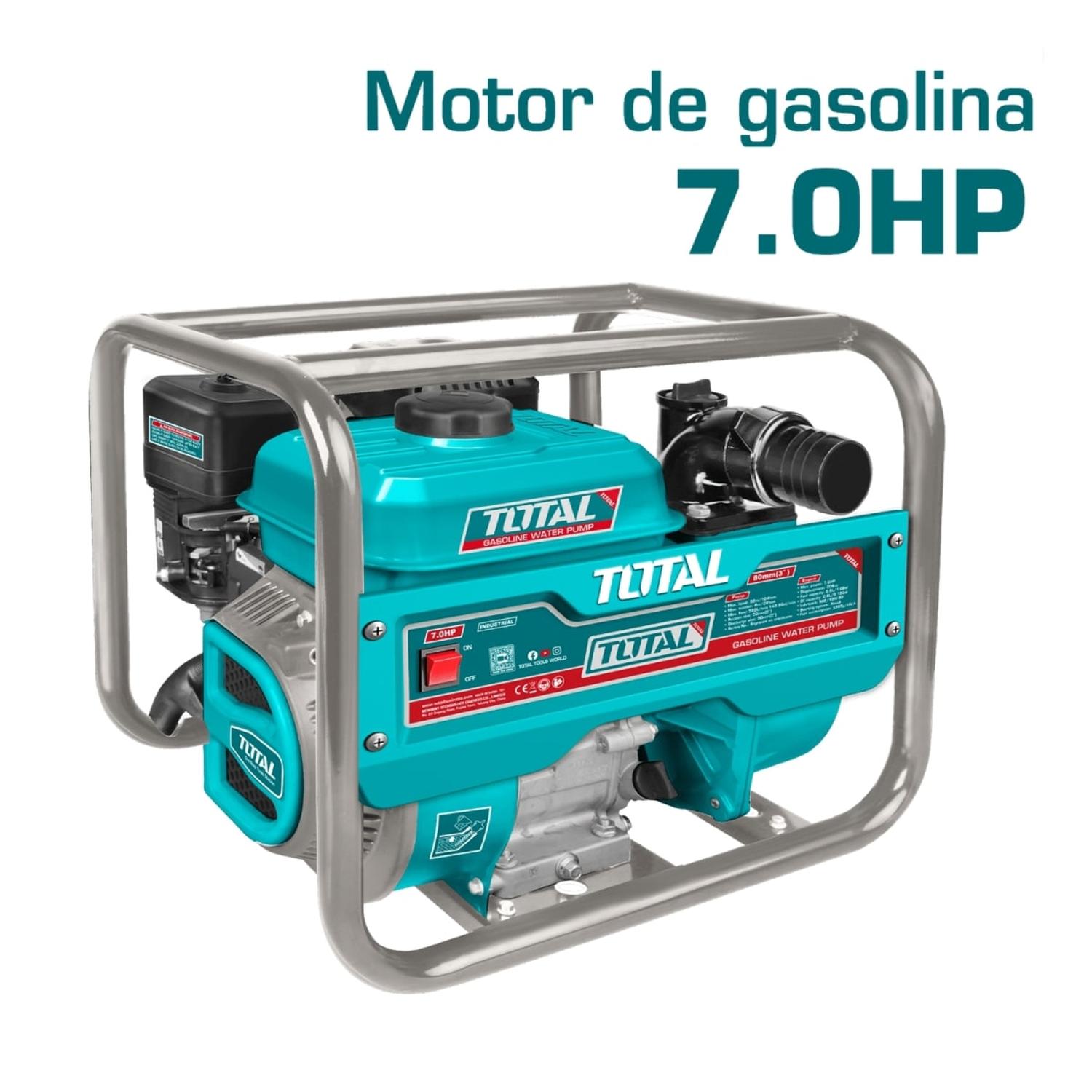 MOTOBOMBA A GASOLINA 3X3' 7HP TOTAL - 4