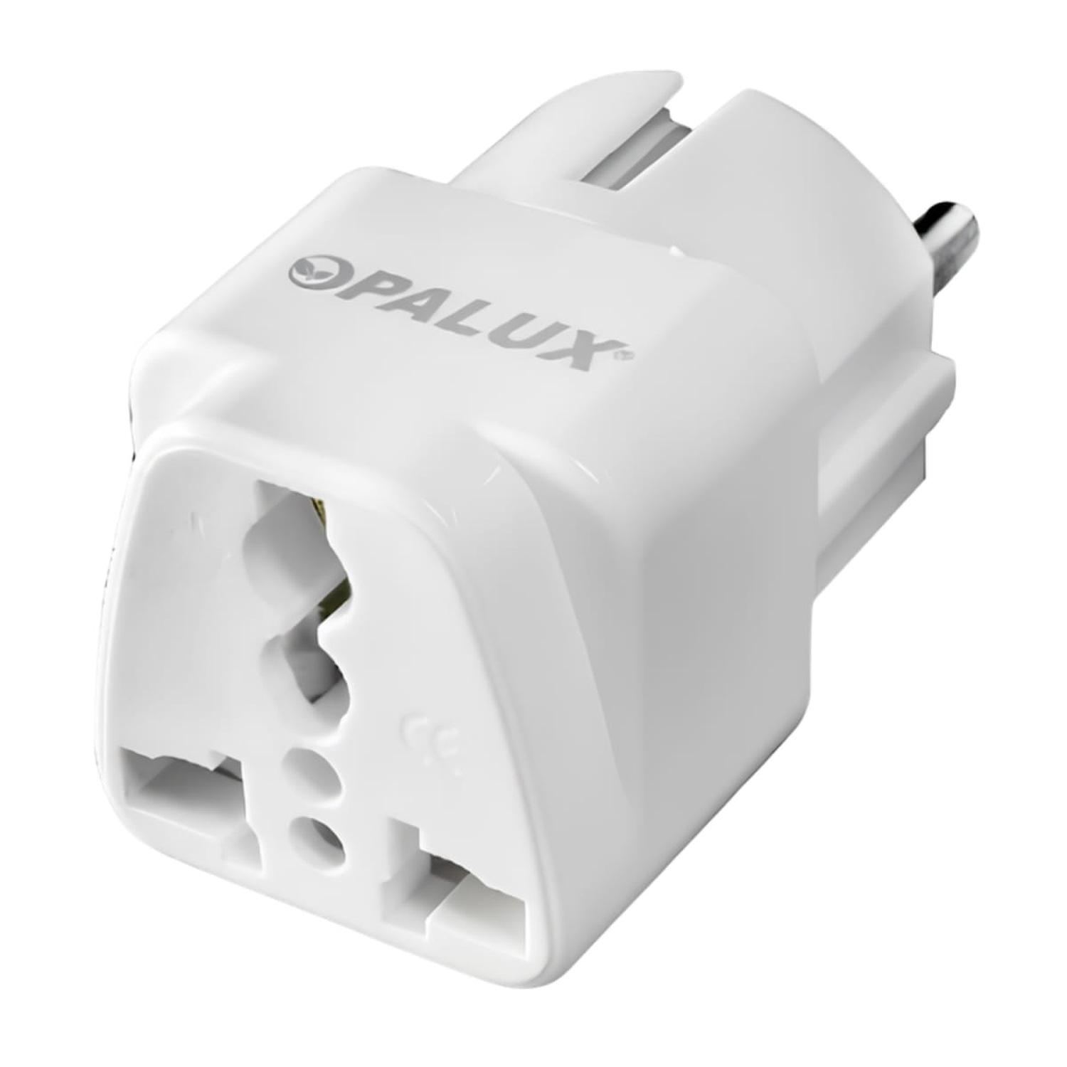 ADAPTADOR ENCHUFE MULTIPLE REDONDO OPALUX - 1