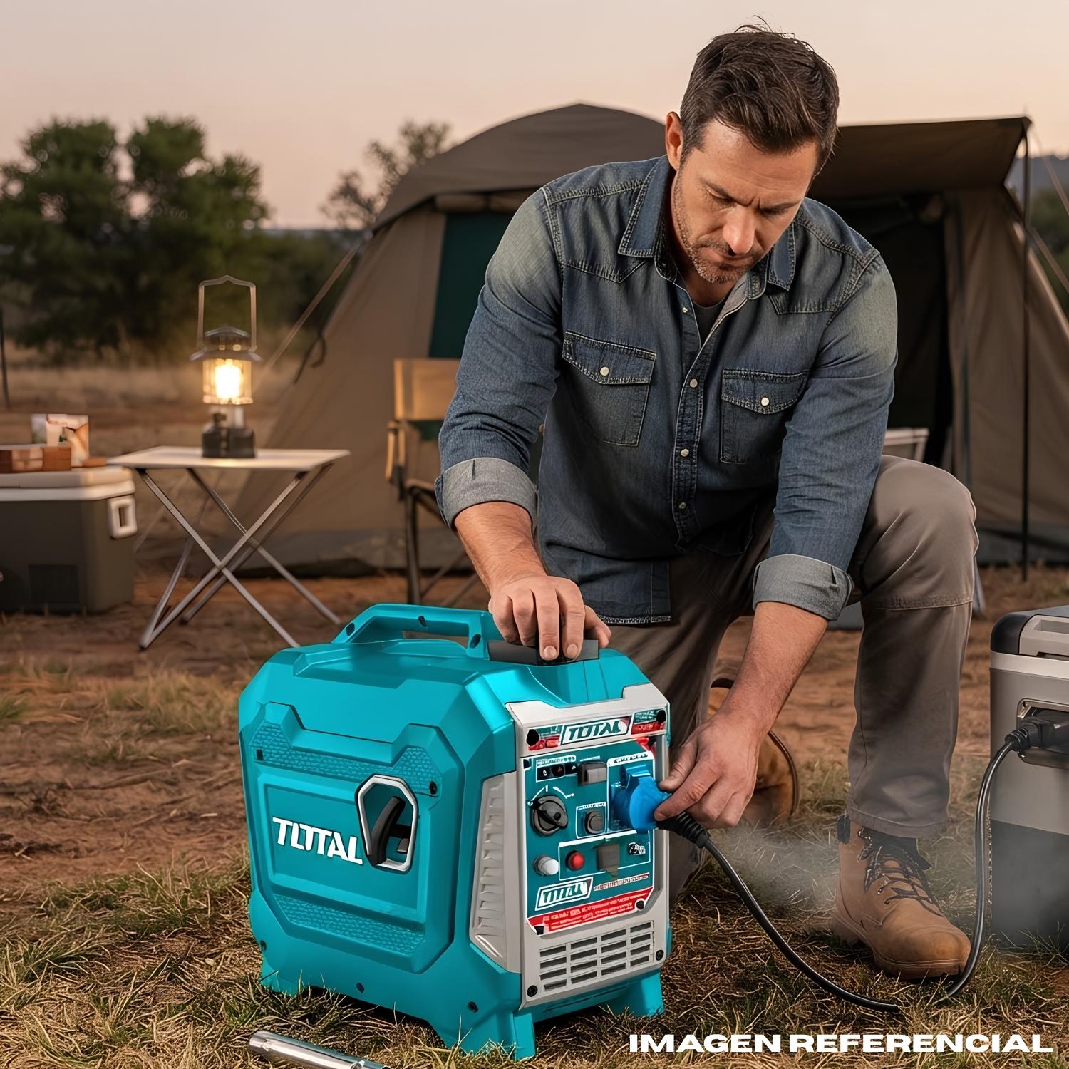 GENERADOR GASOLINERO SILENCIOSO 1100W ENCAPSULADO TOTAL - 3