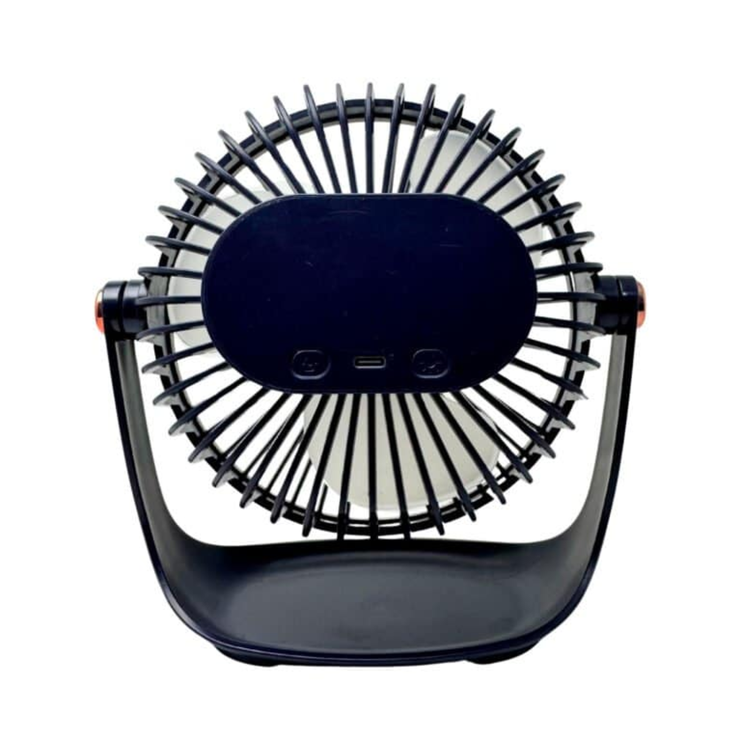 VENTILADOR PORTATIL RECARGABLE 5 VELOCIDADES AZUL OPALUX - 2