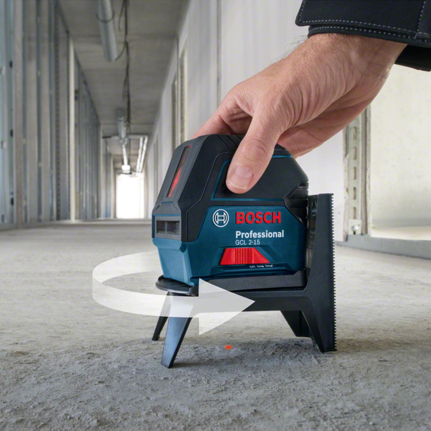 NIVEL LASER ROJO GCL 2-15 + RM1 + MALETÍN BOSCH - 2