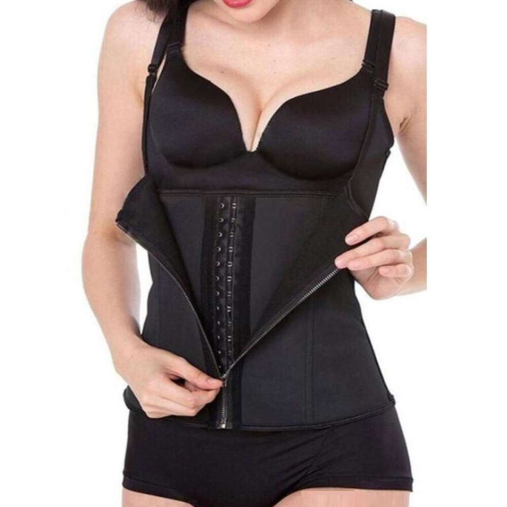 thumbnail image 2 of Ann Slim Latex Vest Waist Cincher – Faja Colombiana With 3 Hooks (Open Bust) 2 of 5